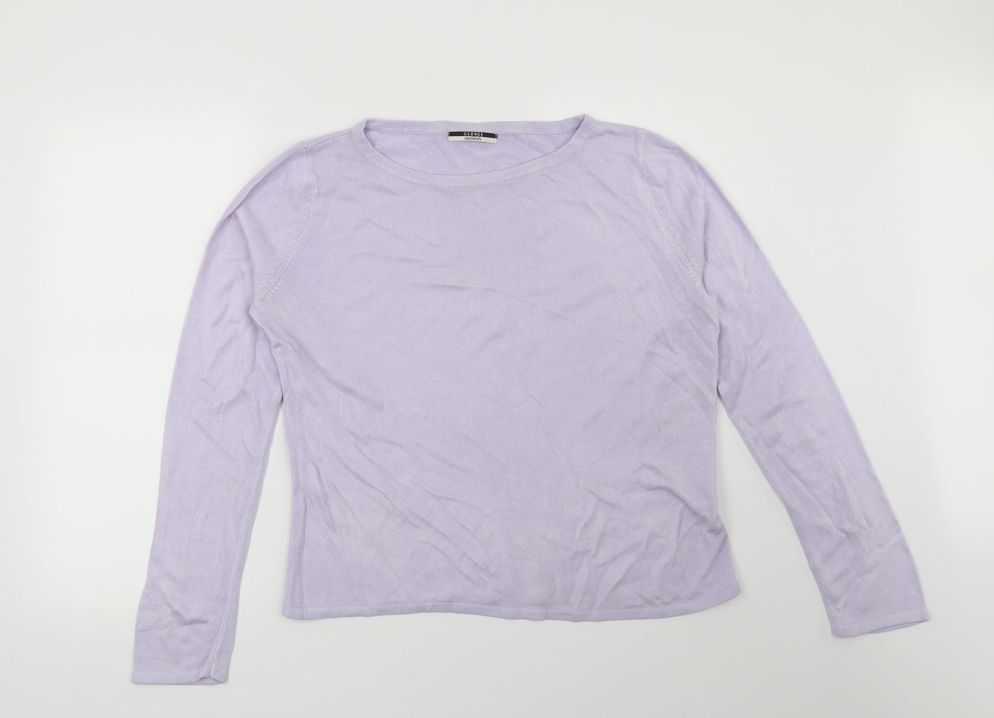 George Womens Purple   Pullover Jumper Size 16