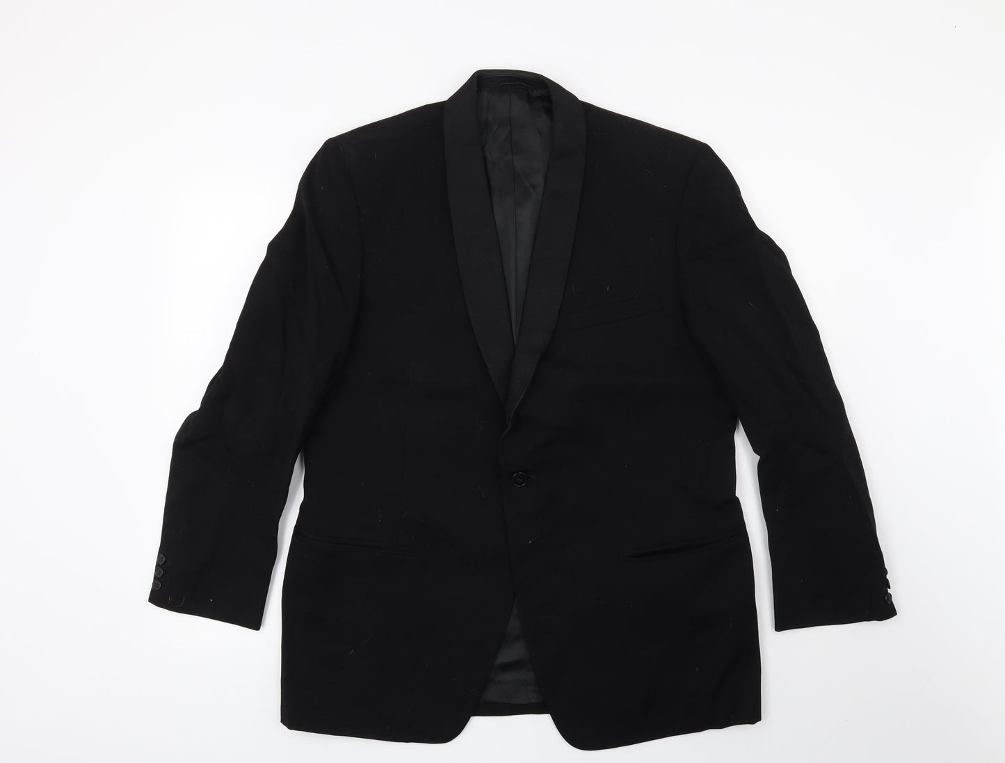 Preworn Mens Black   Jacket Blazer Size 38