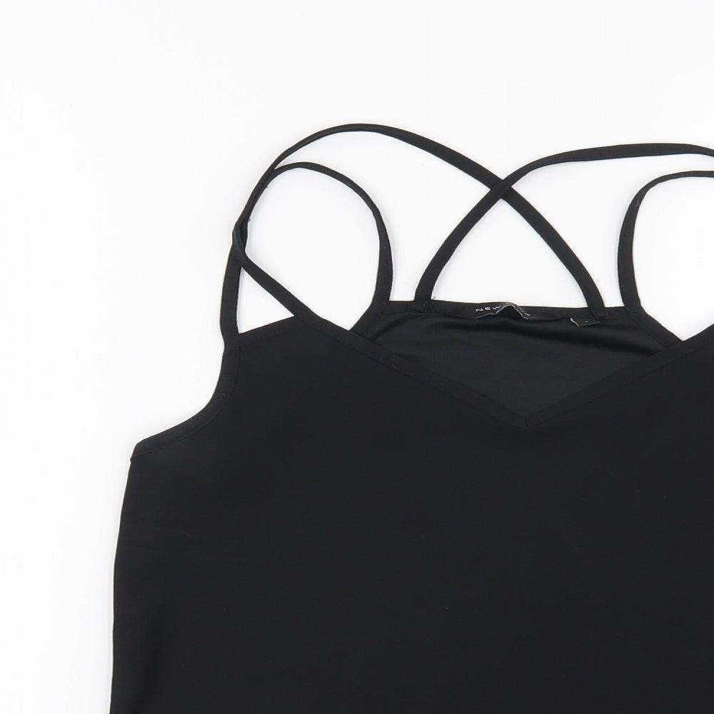 New Look Womens Black   Basic Blouse Size 6