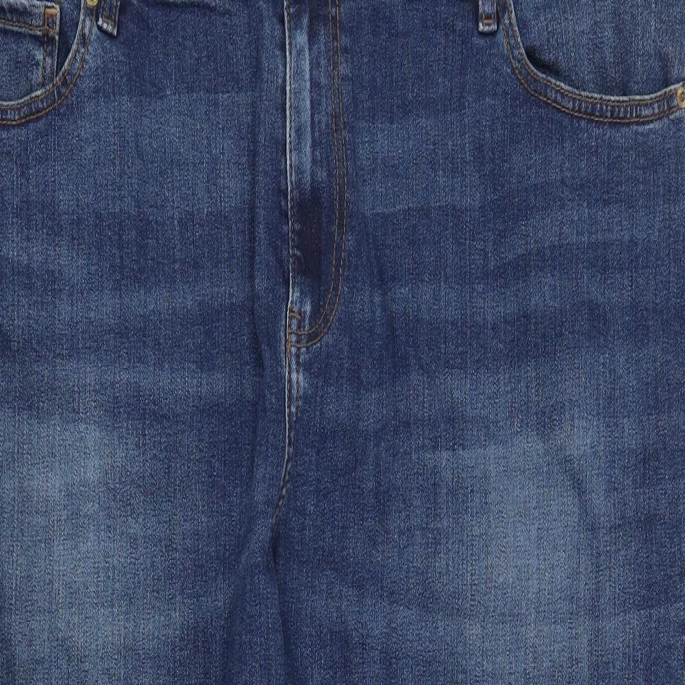 Preworn Womens Blue   Straight Jeans Size 44 in L25 in
