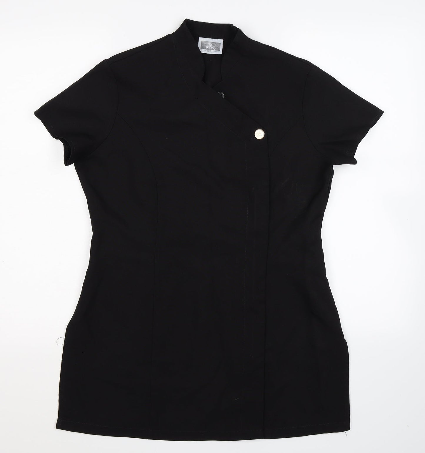 Simon Jersey Womens Black   Jacket Blazer Size 12