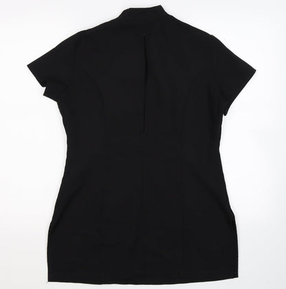 Preloved Simon Jersey Womens Black   Jacket Blazer Size 12 - Back