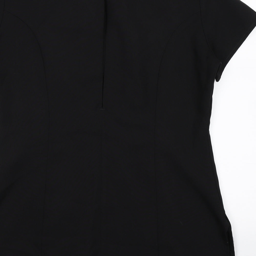 Simon Jersey Womens Black   Jacket Blazer Size 12