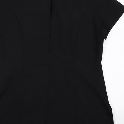 Preloved Simon Jersey Womens Black   Jacket Blazer Size 12 - Label