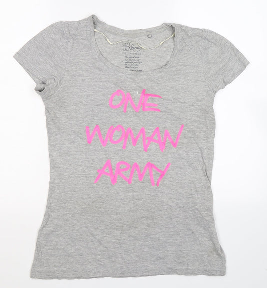 Blend Womens Grey   Basic T-Shirt Size L