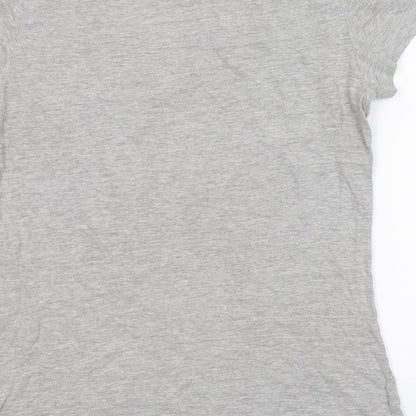 Preloved Blend Womens Grey   Basic T-Shirt Size L - Label