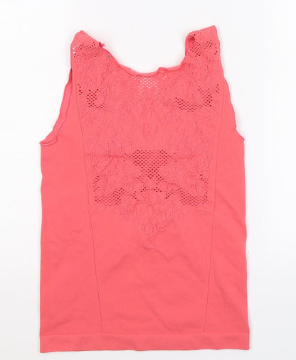 Preloved Preworn Womens Pink   Basic Tank Size XS - Back