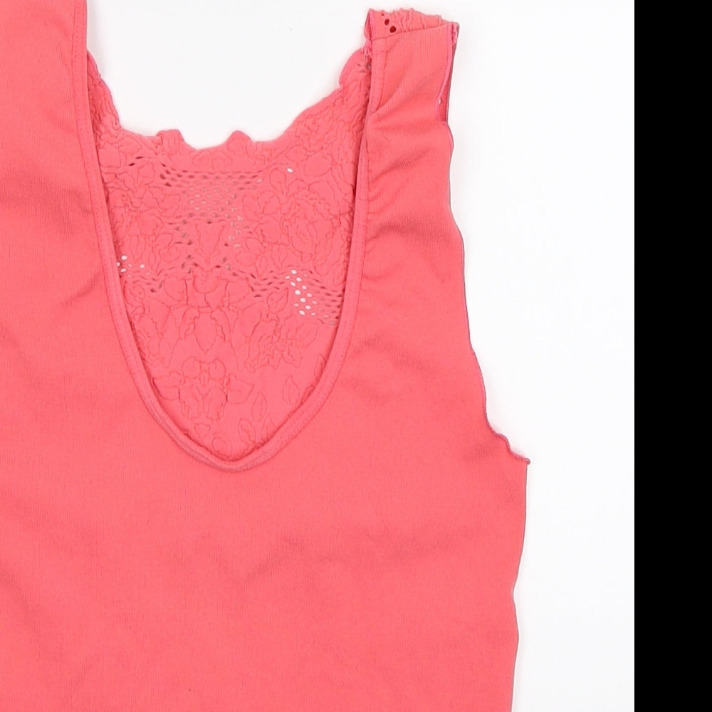 Preworn Womens Pink   Basic Tank Size XS