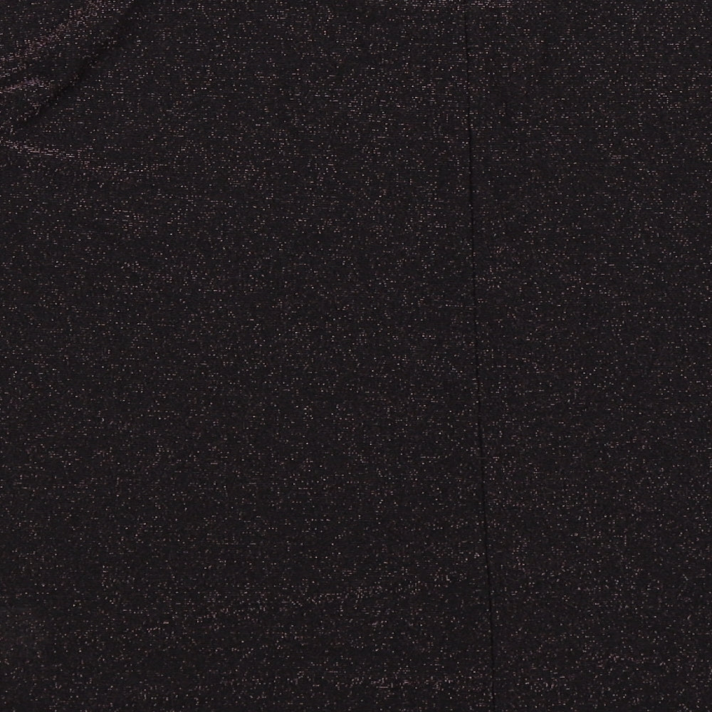 Warehouse Womens Black   Basic T-Shirt Size 14