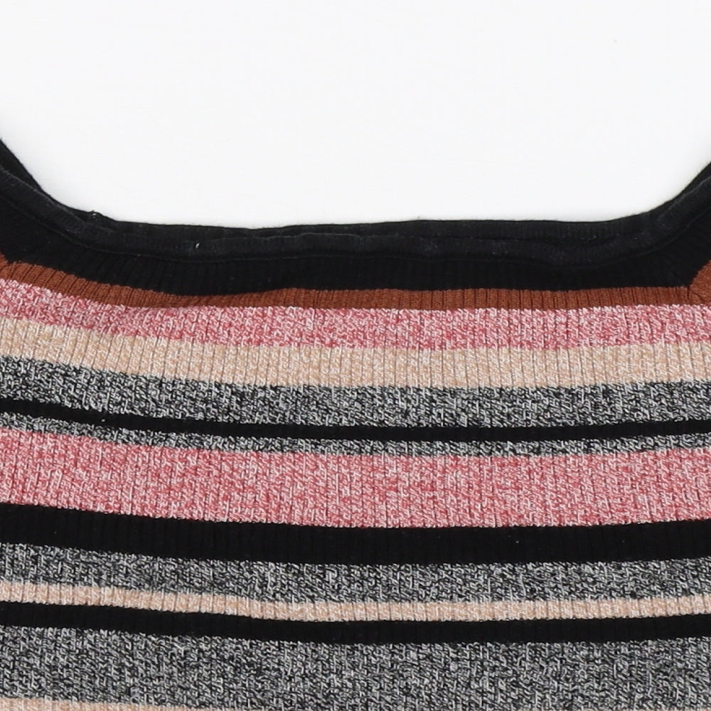 Atmosphere Womens Multicoloured Striped Knit Pullover Jumper Size 14
