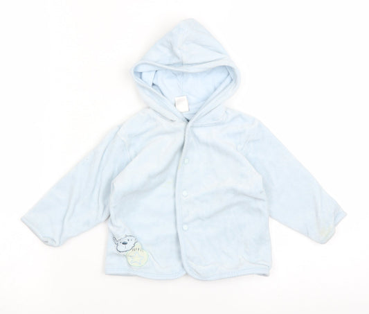 Little bundle Baby Blue   Jacket  Size 9-12 Months