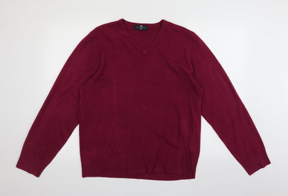 Preloved Marks and Spencer Womens Purple   Pullover Jumper Size L - Front