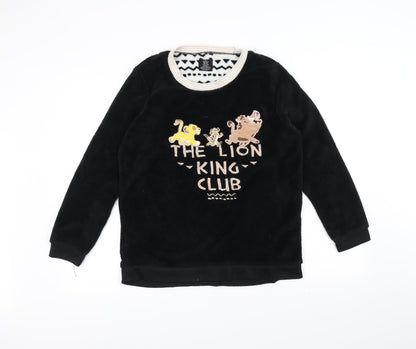 Preloved Disney Womens Black   Pullover Jumper Size L - Front