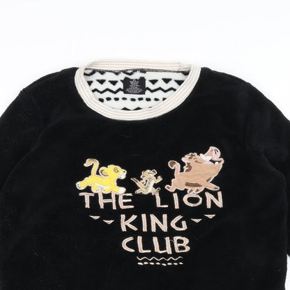 Preloved Disney Womens Black   Pullover Jumper Size L - Detail