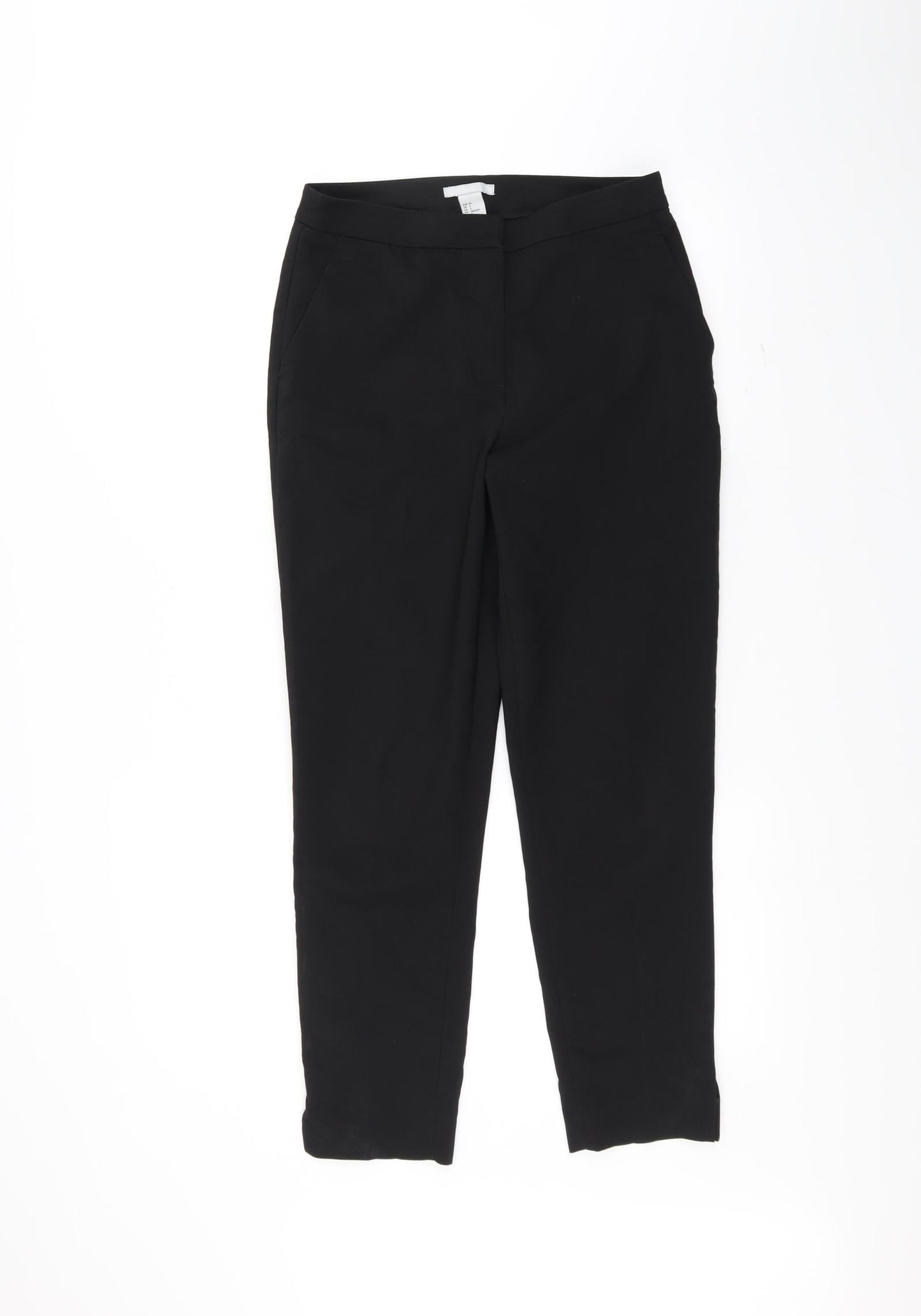 H&M Womens Black   Trousers  Size 6 L26 in
