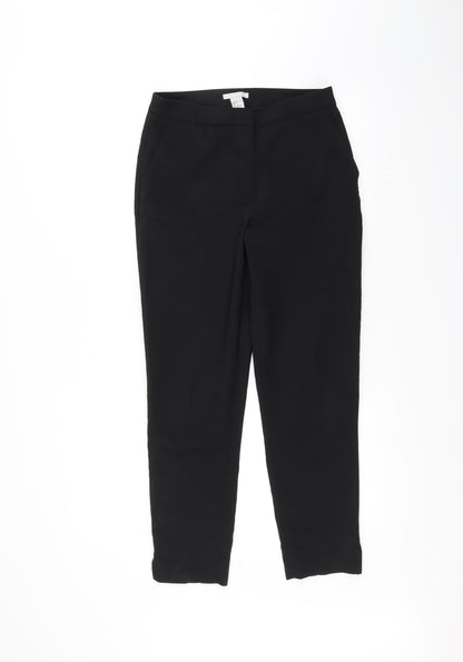 Preloved H&M Womens Black   Trousers  Size 6 L26 in - Front