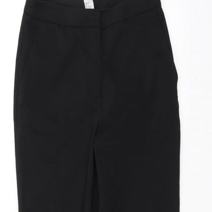 Preloved H&M Womens Black   Trousers  Size 6 L26 in - Detail
