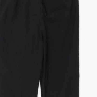 Preloved H&M Womens Black   Trousers  Size 6 L26 in - Label
