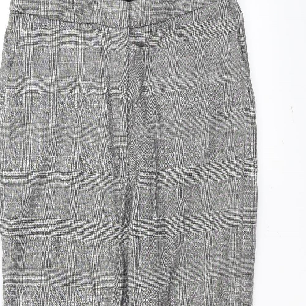 H&M Womens White   Trousers  Size 14 L24 in