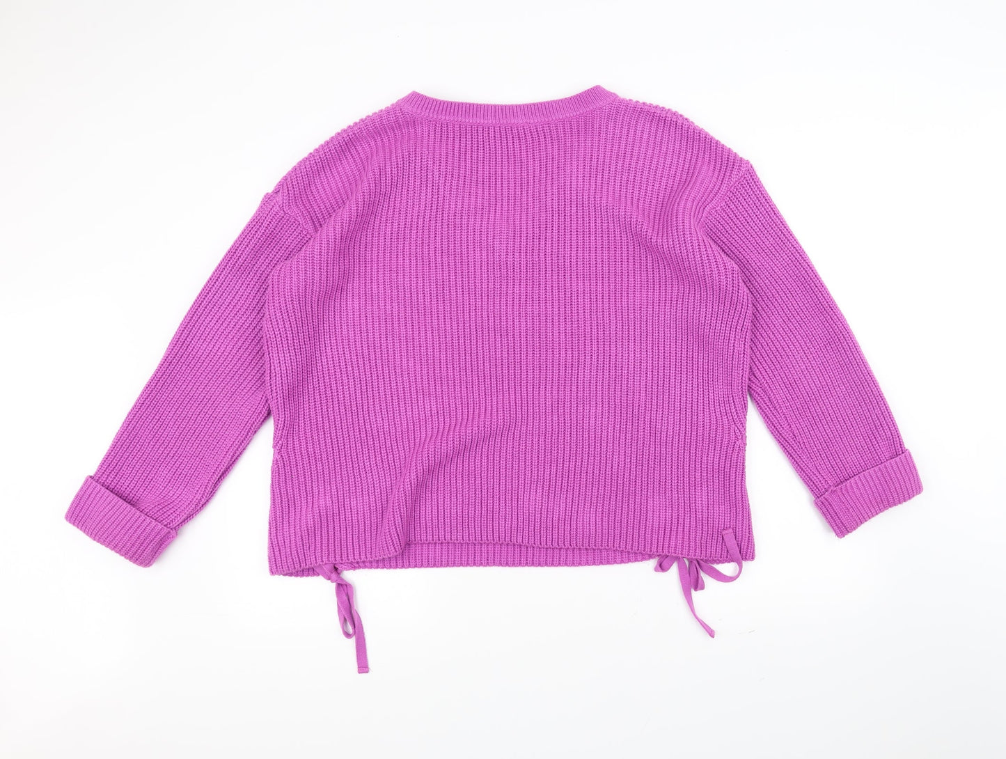 George Womens Purple  Knit Pullover Jumper Size 18