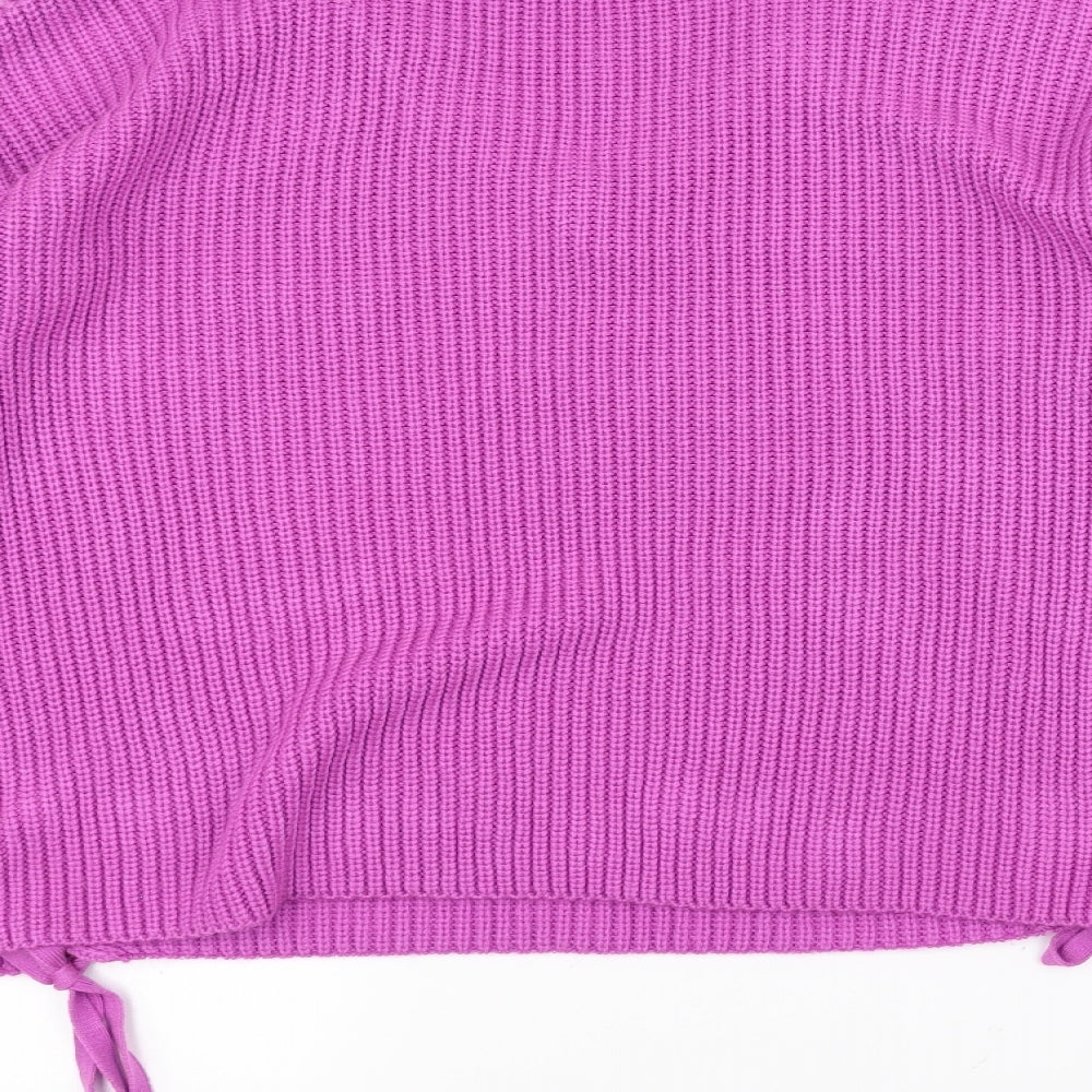 George Womens Purple  Knit Pullover Jumper Size 18