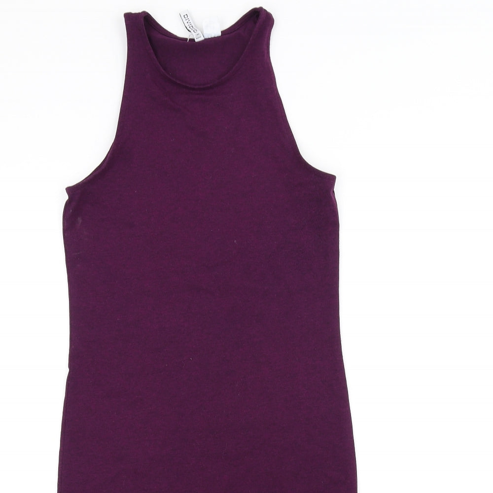 H&M Womens Purple   Pencil Dress  Size S