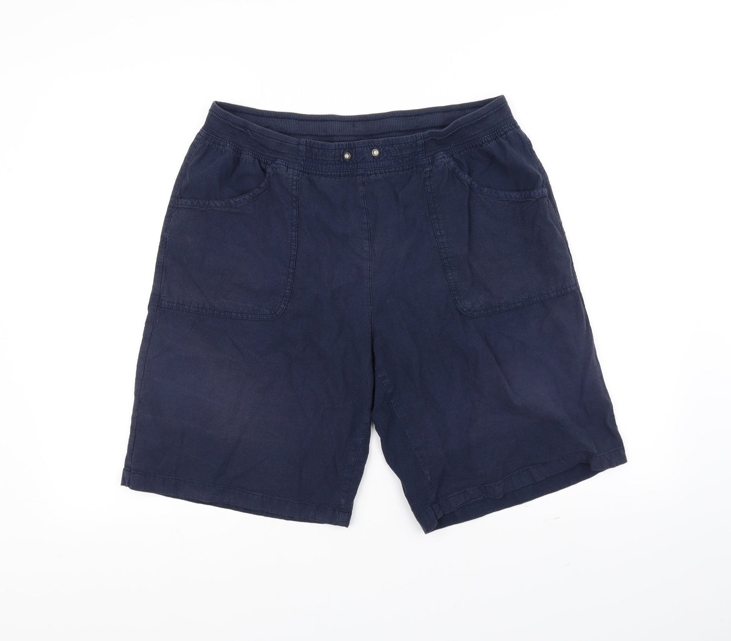 Miller Womens Blue   Sweat Shorts Size 14