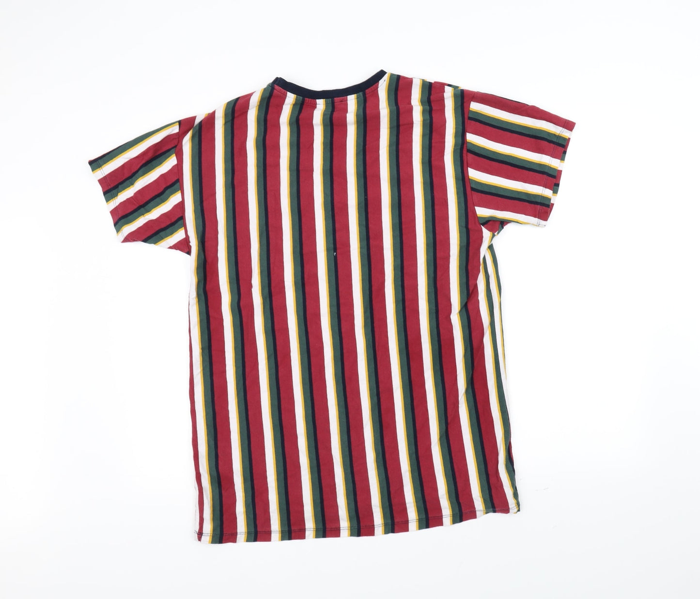 New Look Mens Red Striped   T-Shirt Size S
