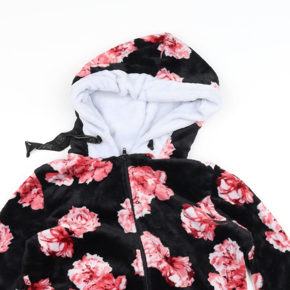 Studio Womens Black Floral  Jacket  Size 8