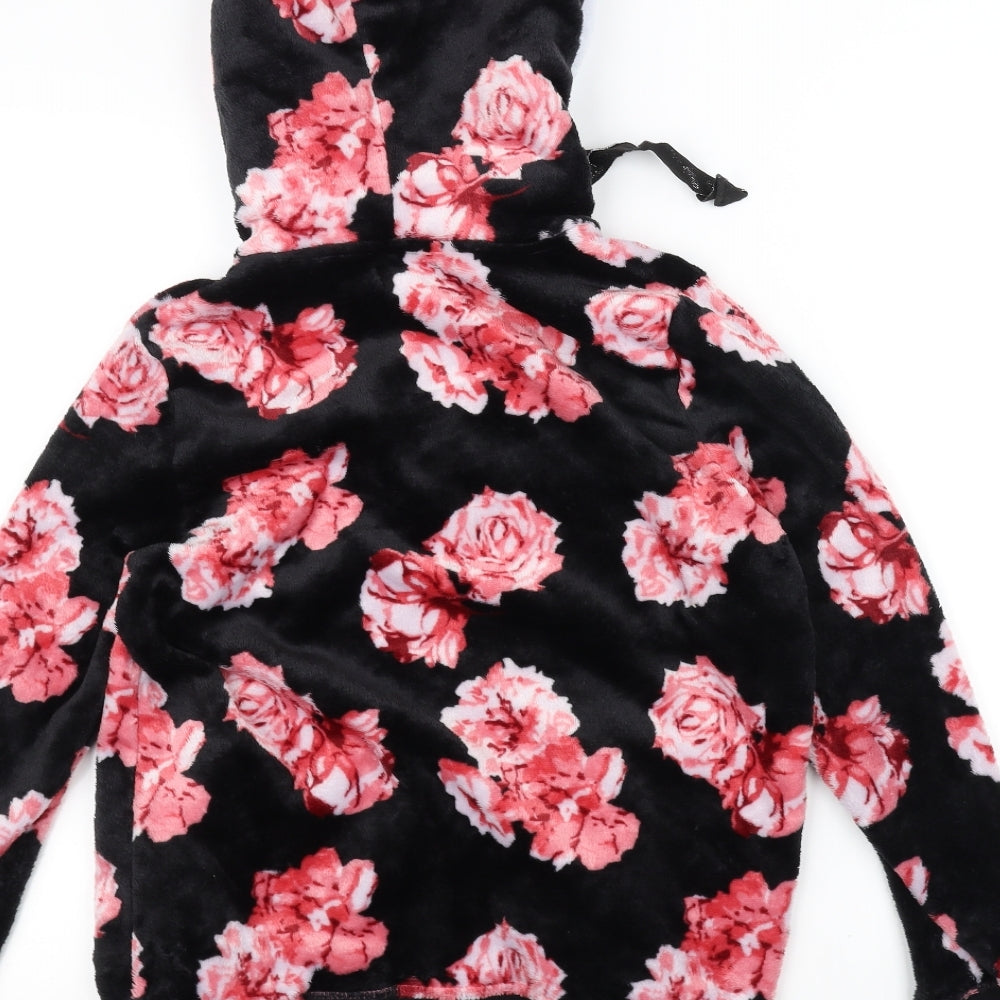 Studio Womens Black Floral  Jacket  Size 8