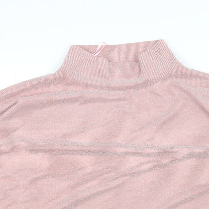 Preloved M&Co Womens Pink   Pullover Jumper Size 20 - Detail