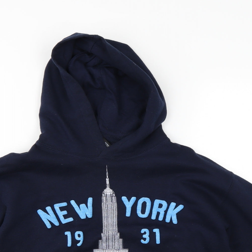 Point Sportswear Womens Blue   Pullover Hoodie Size M