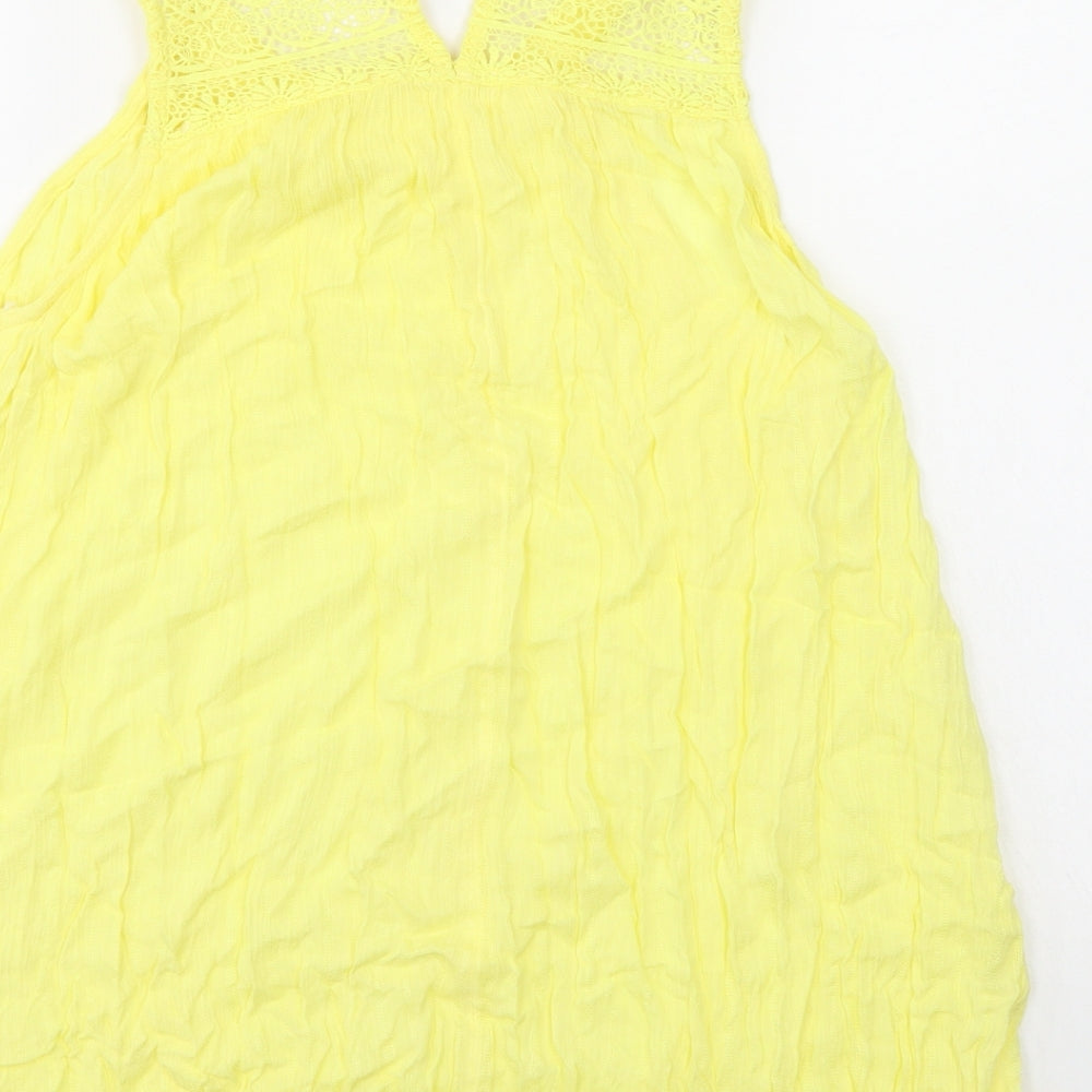 F&F Womens Yellow   Tunic Blouse Size 12