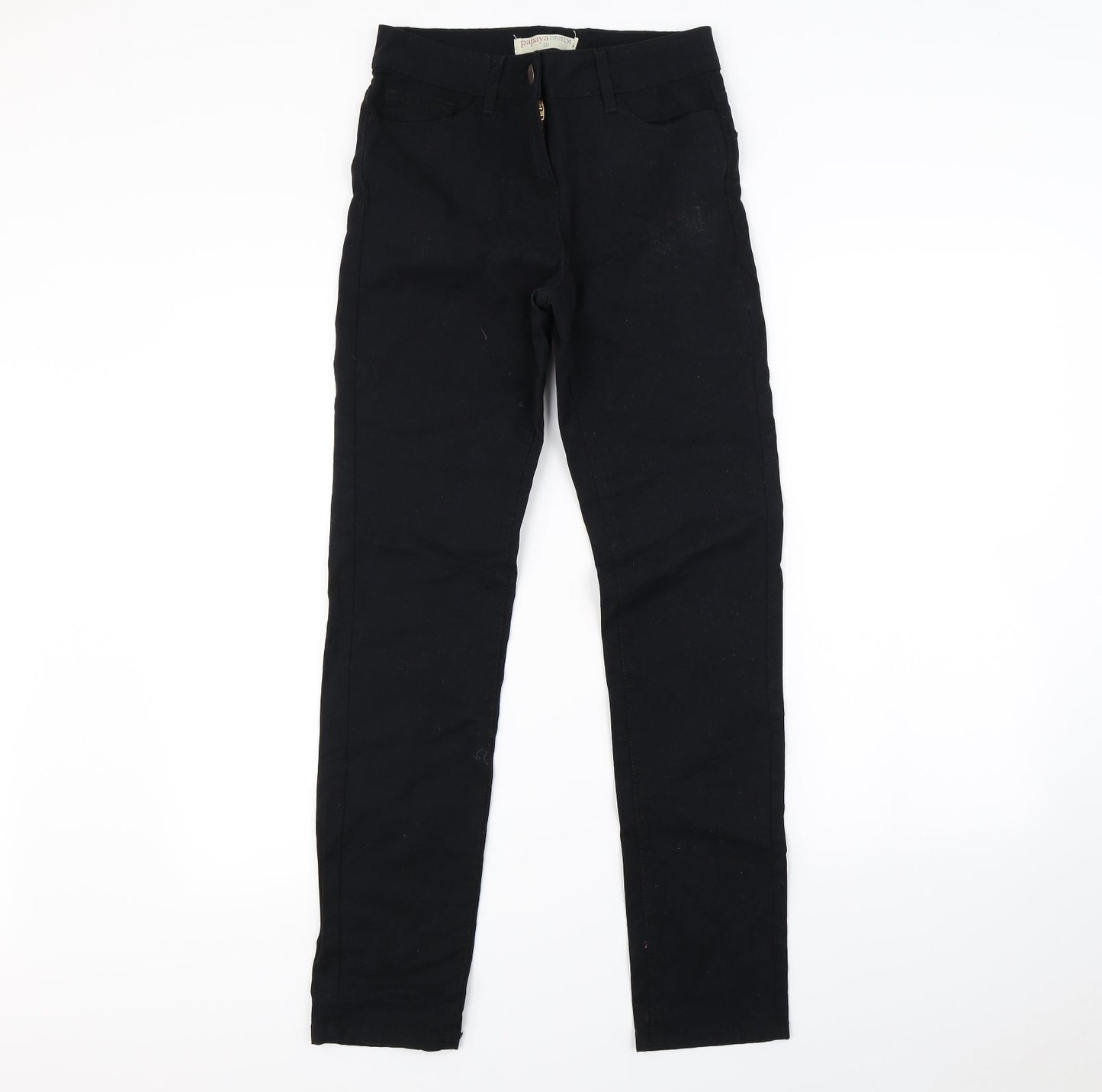 Papaya Womens Black   Straight Jeans Size 10 L29 in