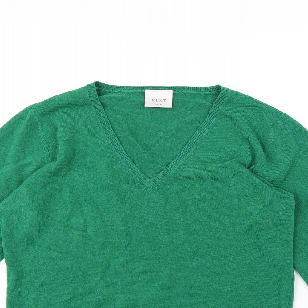 NEXT Womens Green   Pullover Sweatshirt Size 12