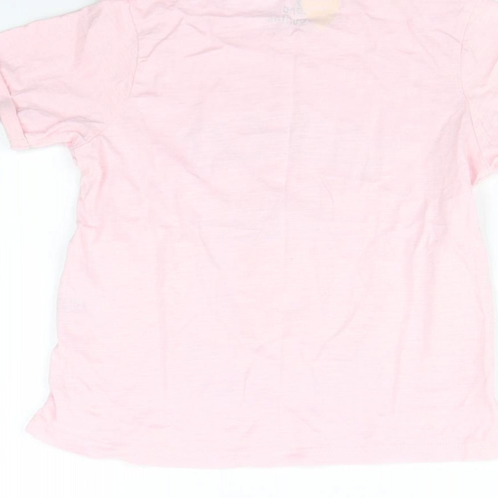My Weekend Favourites Girls Pink   Basic T-Shirt Size 6 Years