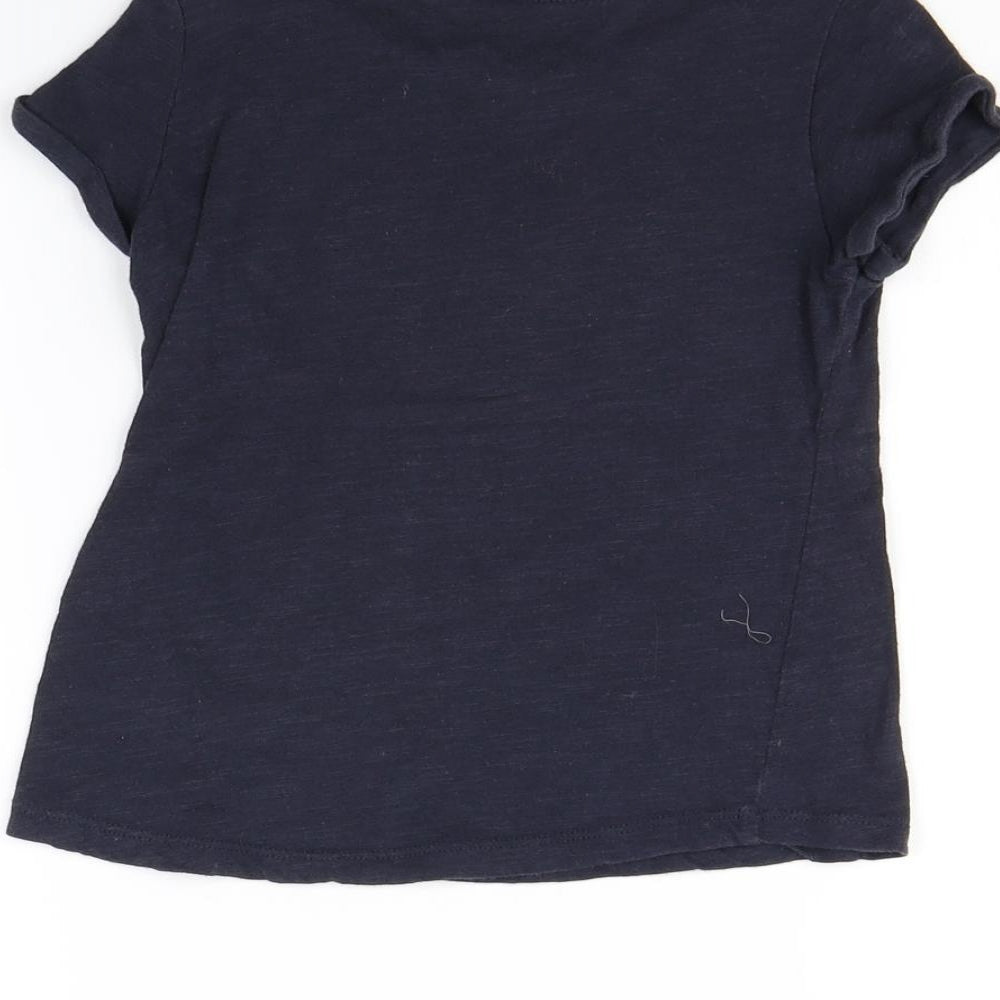 H&M Girls Blue   Basic T-Shirt Size 6 Years