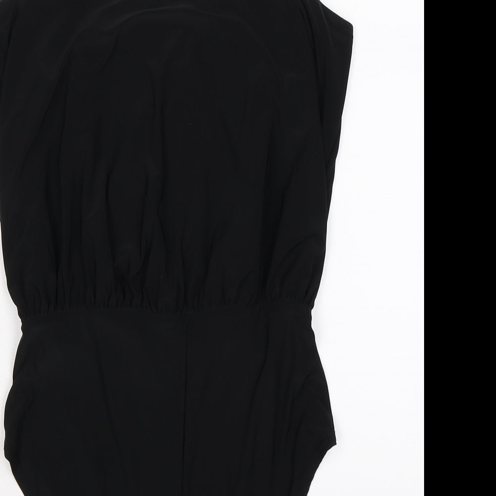 Boohoo Womens Black   Jumpsuit One-Piece Size 10