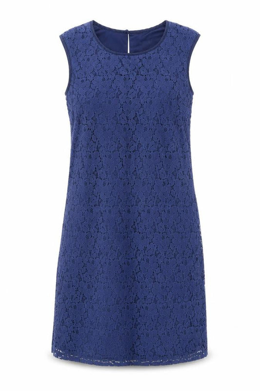 Gap Womens Blue Floral  Shift  Size S  - Lace Layer