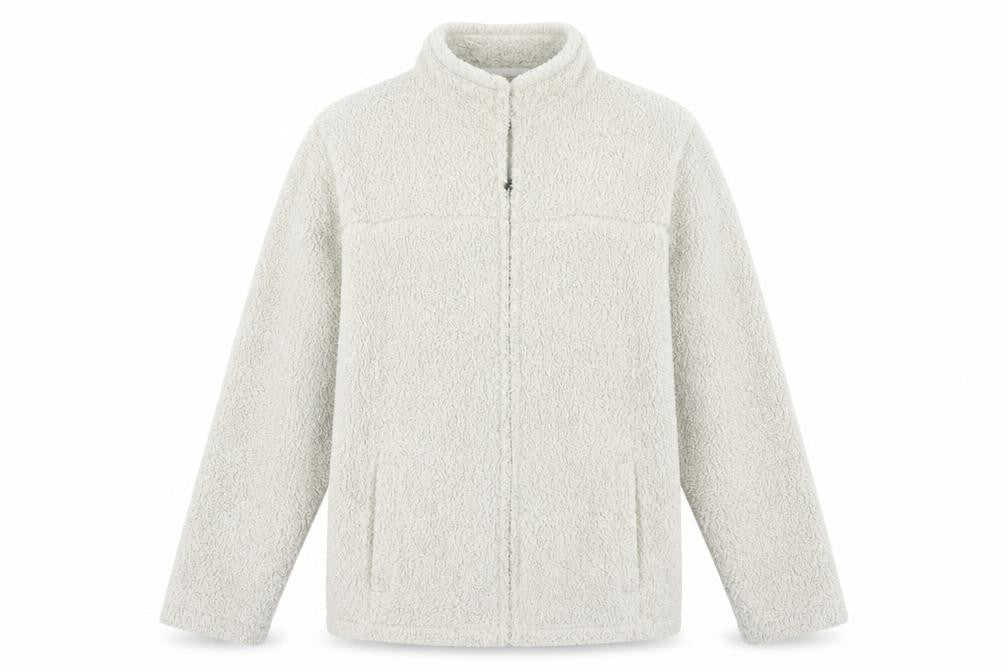 EWM Womens Beige   Full Zip Jumper Size M