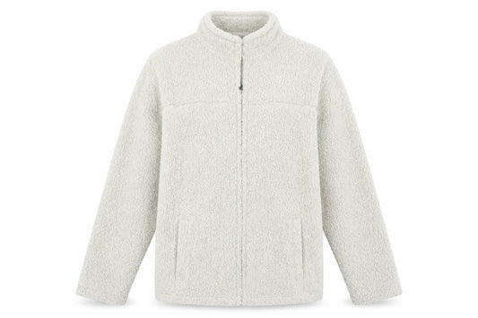 EWM Womens Beige   Full Zip Jumper Size M