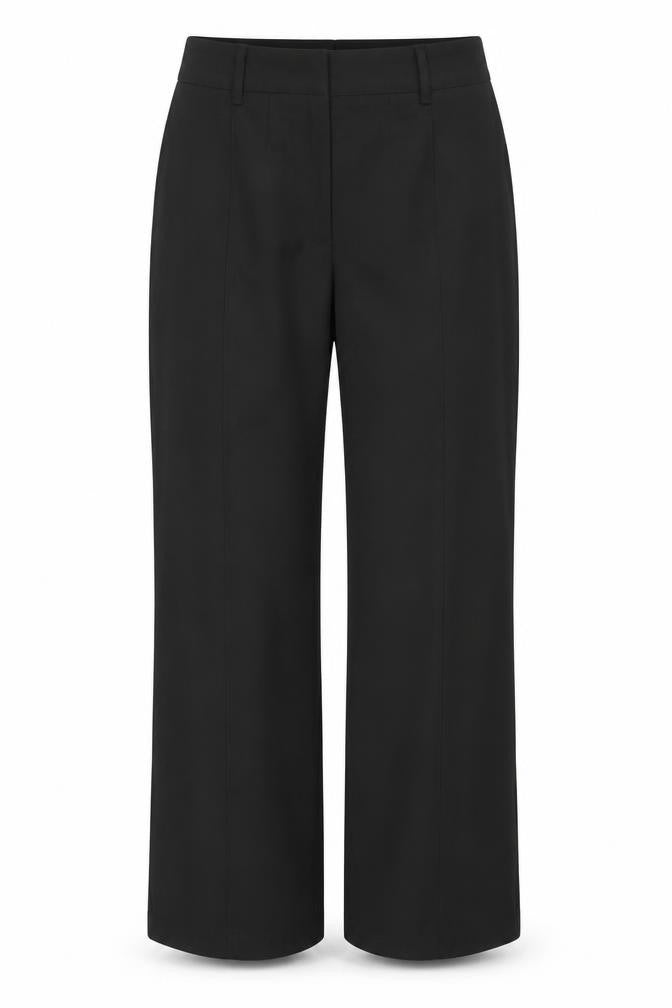 PRETTYLITTLETHING Womens Black   Trousers  Size 8 L28 in