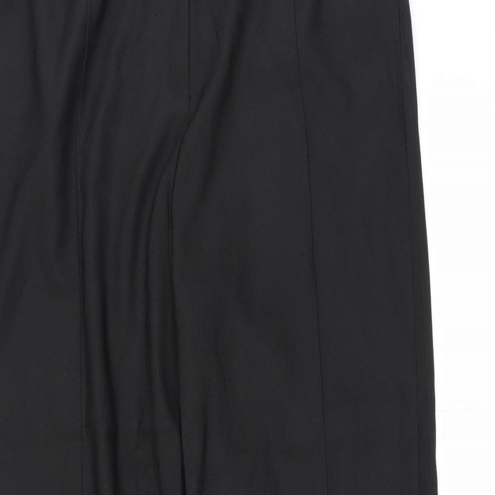 PRETTYLITTLETHING Womens Black   Trousers  Size 8 L28 in