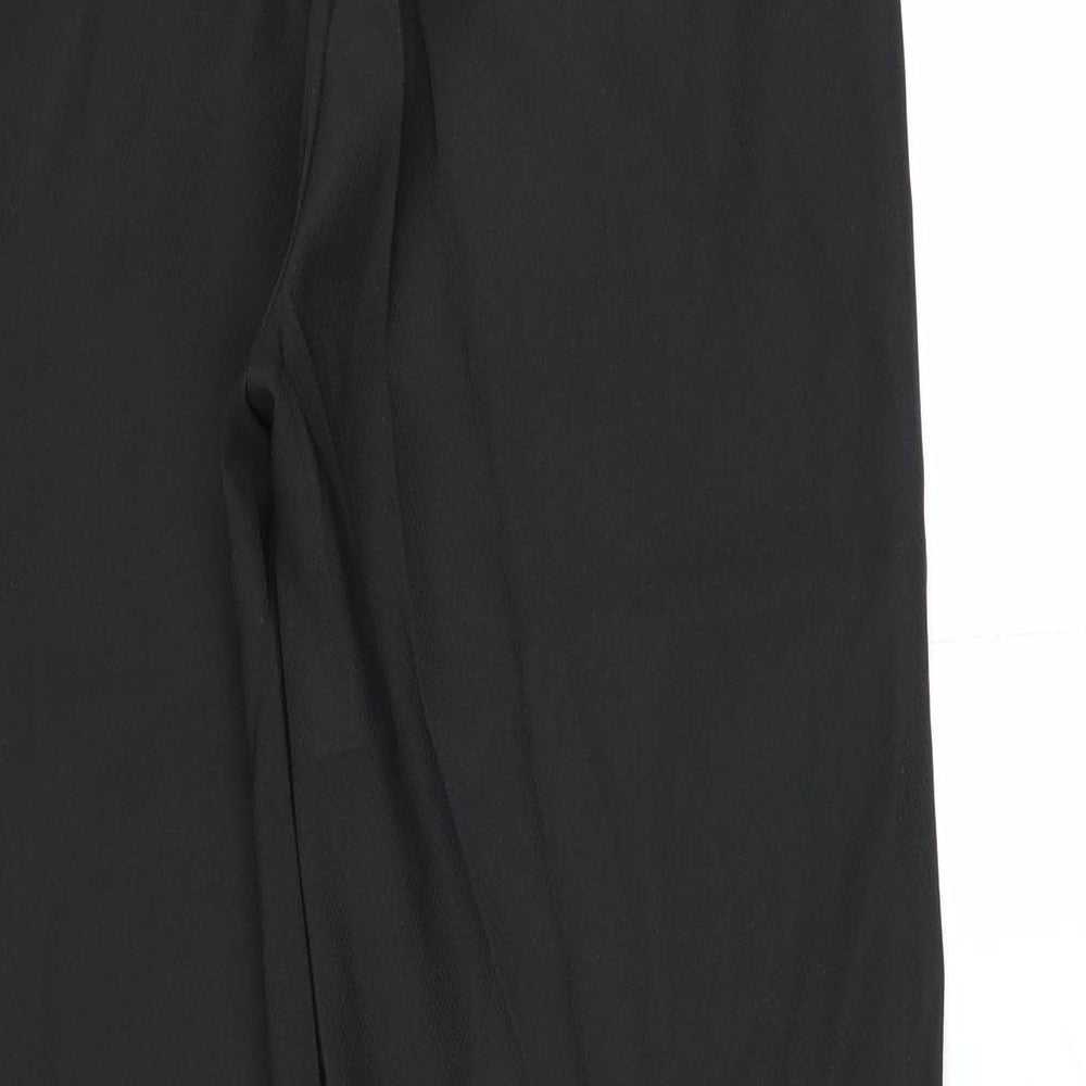 PRETTYLITTLETHING Womens Black   Trousers  Size 8 L28 in