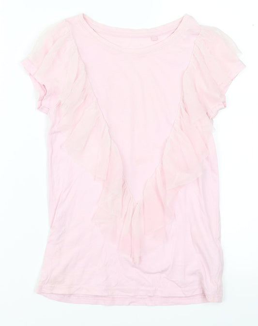NEXT Girls Pink   Basic T-Shirt Size 10 Years