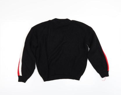I SAW IT FIRST Womens Black   Pullover Jumper Size L