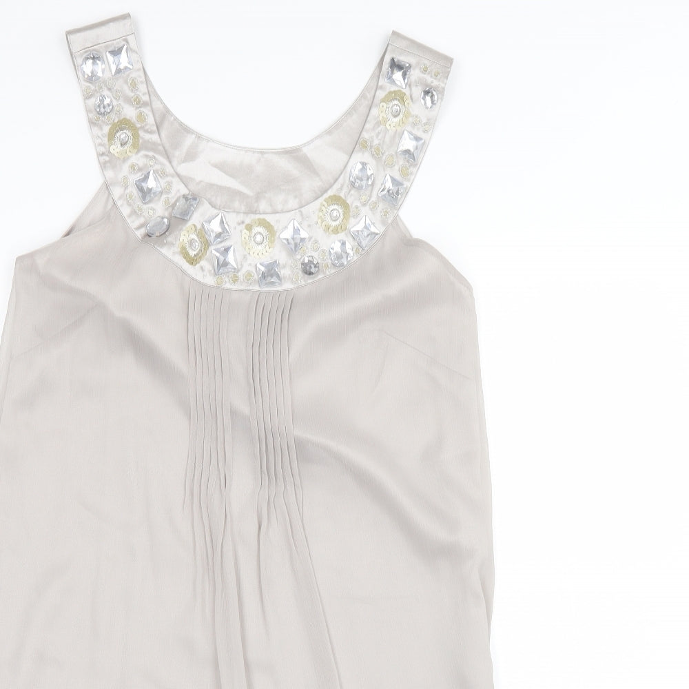 DefinitionN Womens Beige   A-Line  Size 10