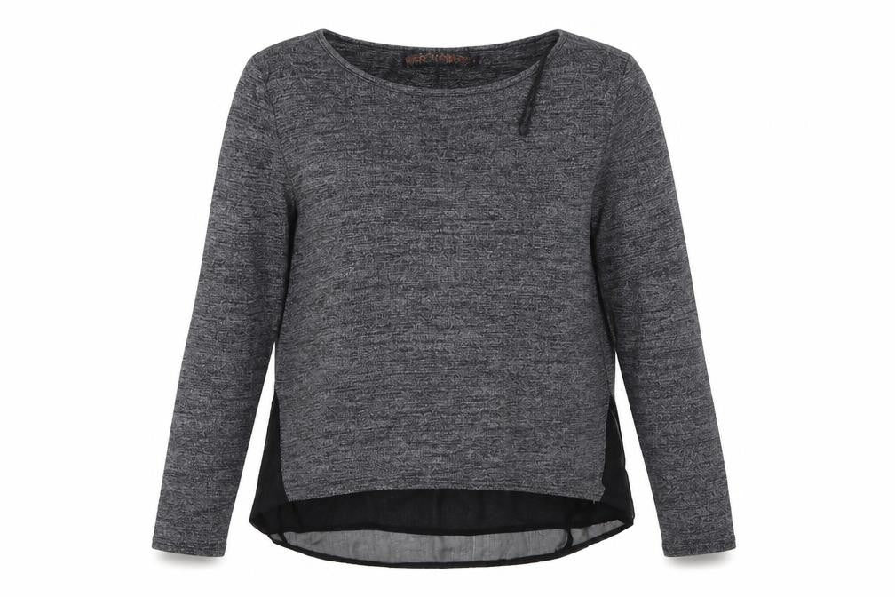 QED London Womens Grey   Tunic Blouse Size L