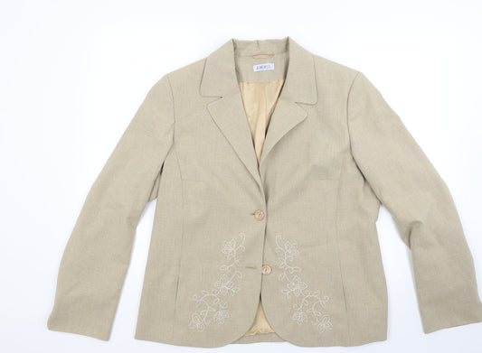 Blanchelle Womens Beige   Jacket  Size 12