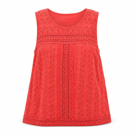 Papaya Womens Red  Jersey Basic Tank Size 8
